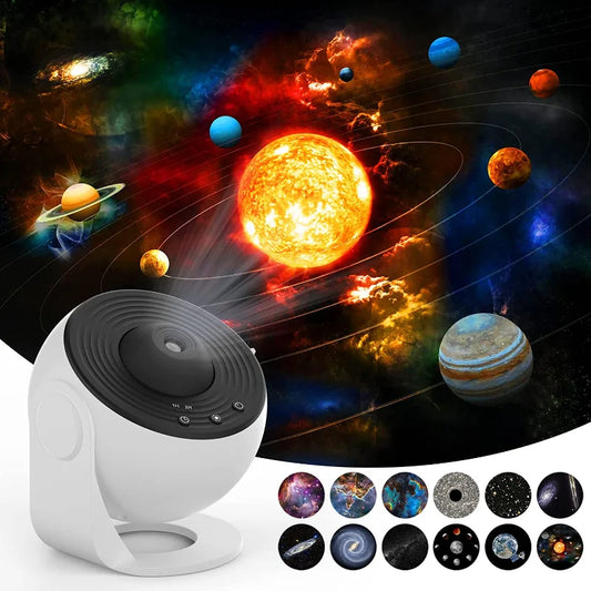 Night Light Galaxy Projector Starry Sky Projector 360 Rotate Planetarium Lamp For Kids Bedroom Valentines Day Gift Wedding Deco - Austral Aura