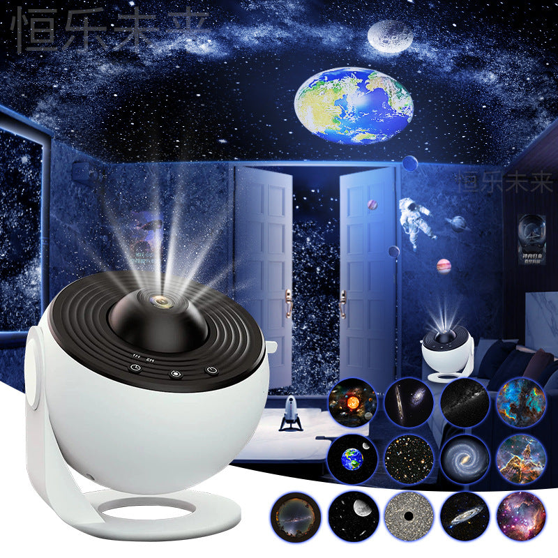 Night Light Galaxy Projector Starry Sky Projector 360 Rotate Planetarium Lamp For Kids Bedroom Valentines Day Gift Wedding Deco - Austral Aura